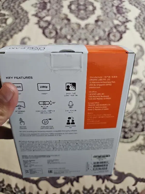 وبکم creative live cam Sync 4k|قطعات و لوازم جانبی رایانه|قم, یزدانشهر|دیوار