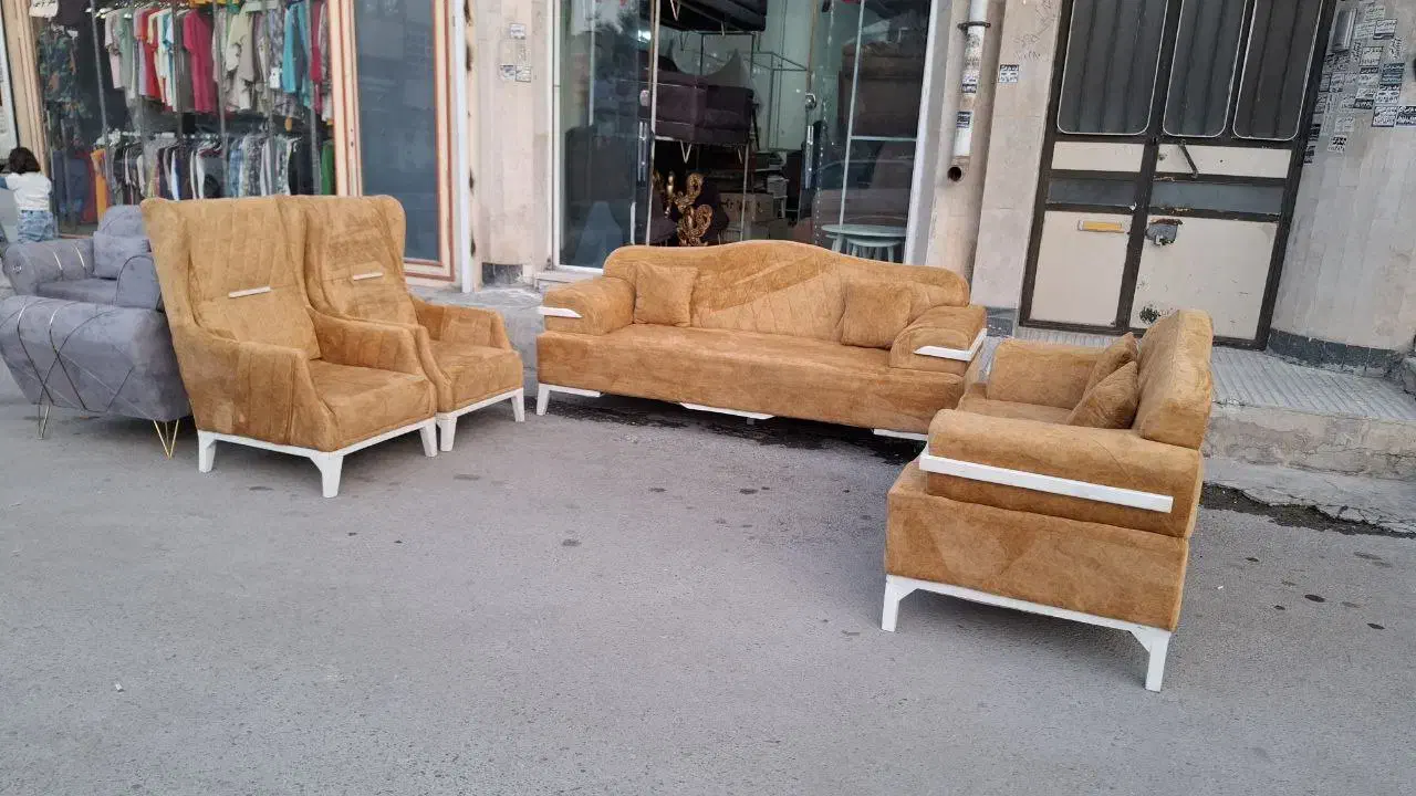 مبل اقلیما هفت نفره شسته شده مبلمان پوریا|مبلمان خانگی و میز عسلی|کرمانشاه, |دیوار