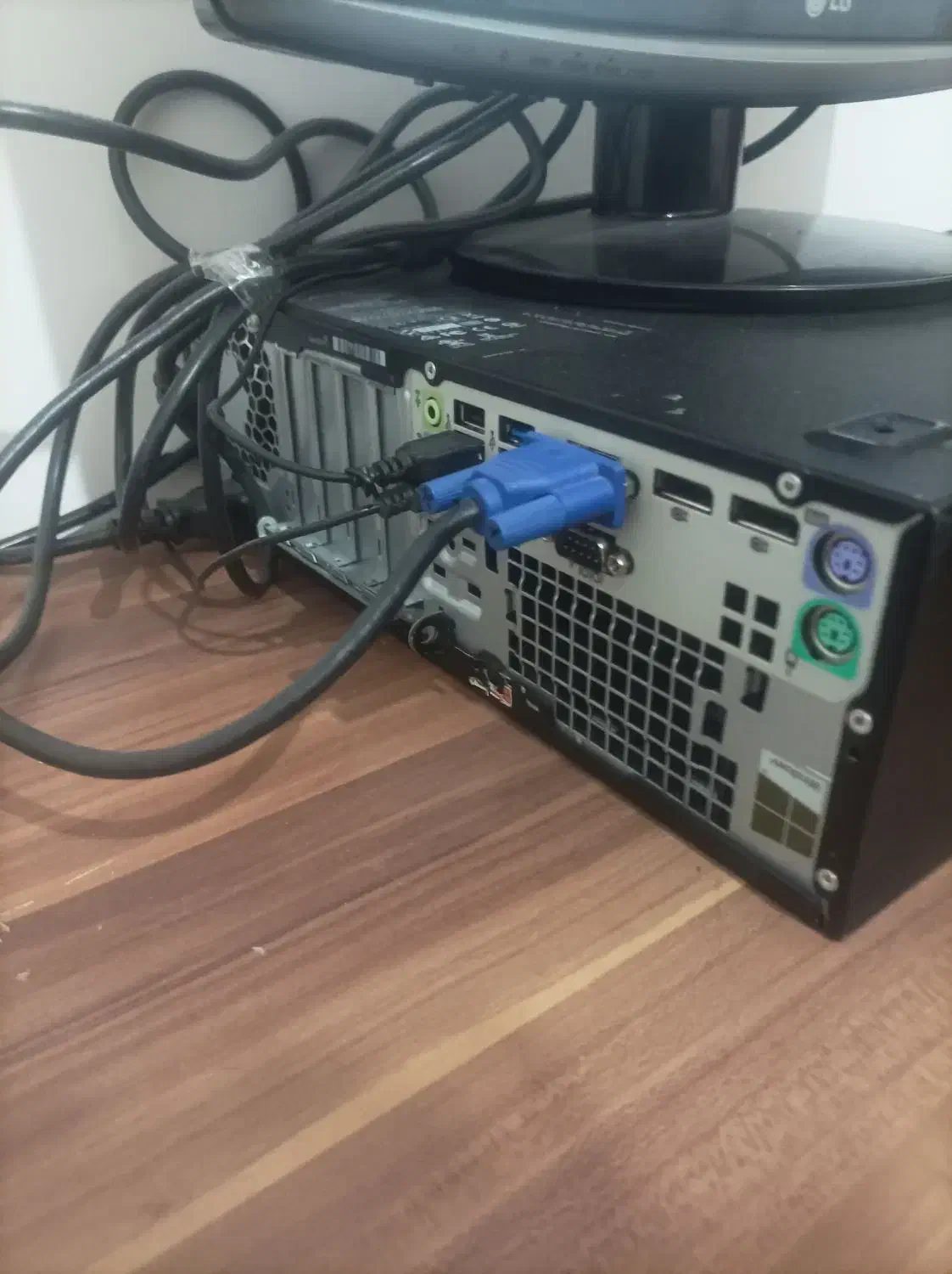 مینی کیس HP elitdesk750g رم۱۲ و مانیتور|رایانه رومیزی|شاندیز, |دیوار