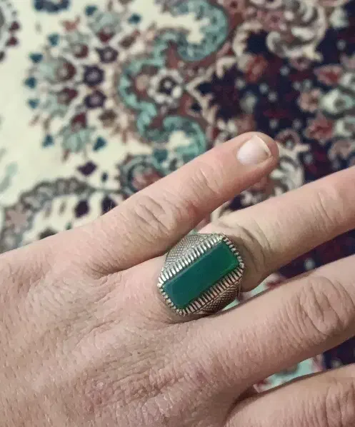 انگشتر نقره رکاب سنگین|بدلیجات|سراب, |دیوار