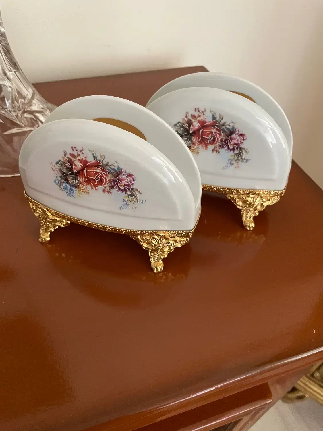 جا دستمالی رو میزی و قندان|ظروف سرو و پذیرایی|میانه, |دیوار