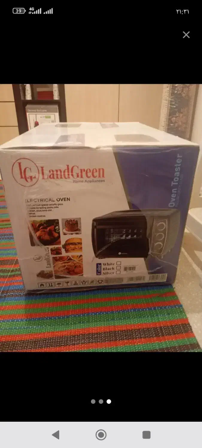 توستر الجی|اجاق گاز و لوازم برقی پخت‌وپز|کرمانشاه, |دیوار