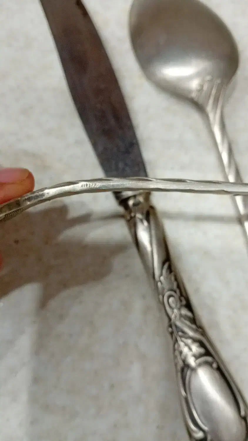 سرویس قاشق چنگال قدیمی|کلکسیون اشیاء عتیقه|قرچک, شهرک گلها|دیوار