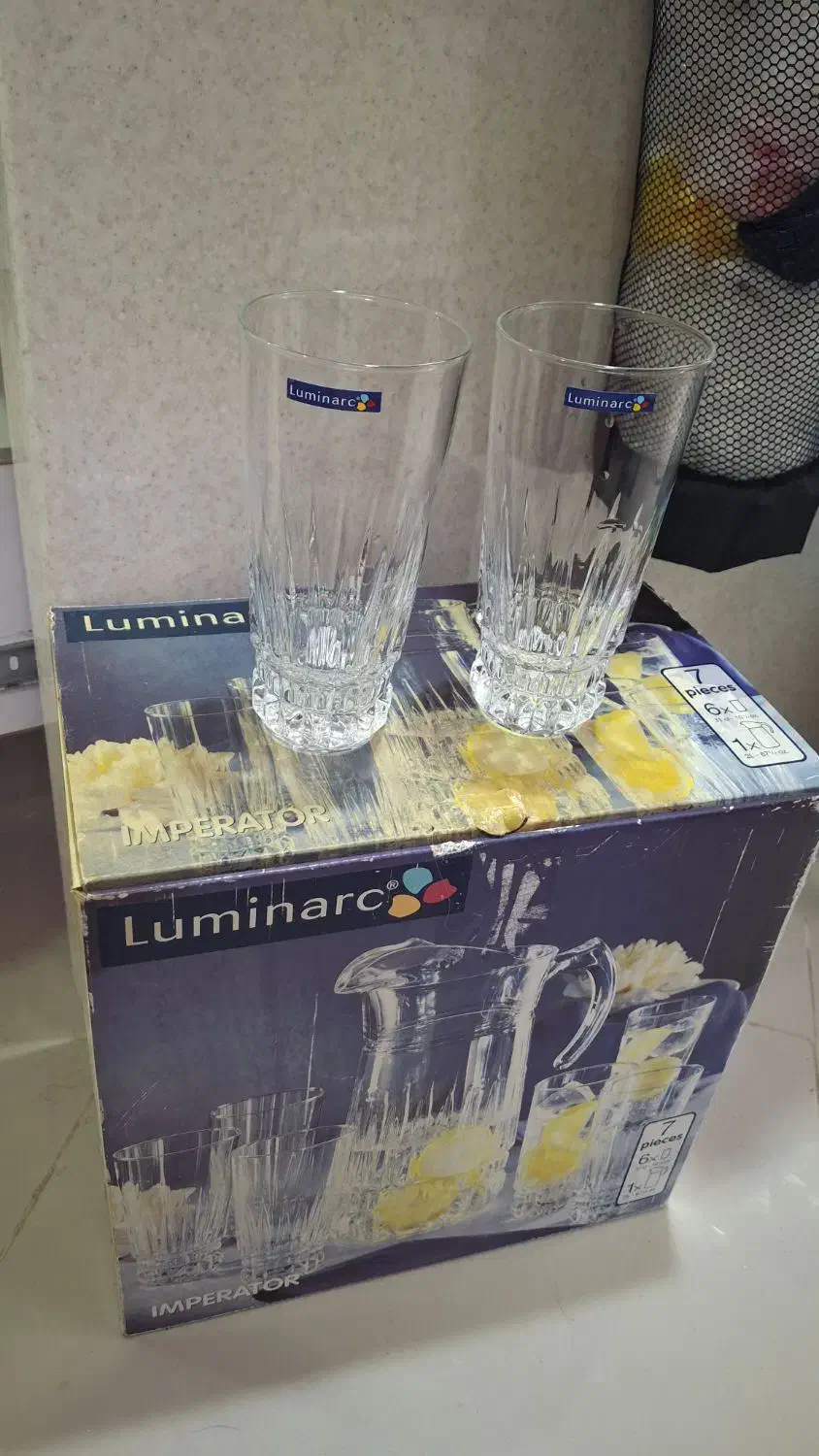 لیوان پارچ لیمونارک نو هنوز توکارتنه1ملیون تومن|ظروف سرو و پذیرایی|نوشهر, |دیوار