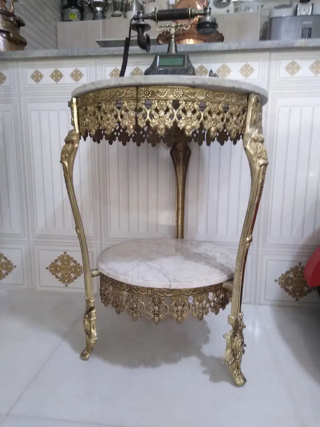 میز کنار سالنی|صنایع دستی و سایر لوازم تزئینی|تربتحیدریه, هاشمینژاد|دیوار