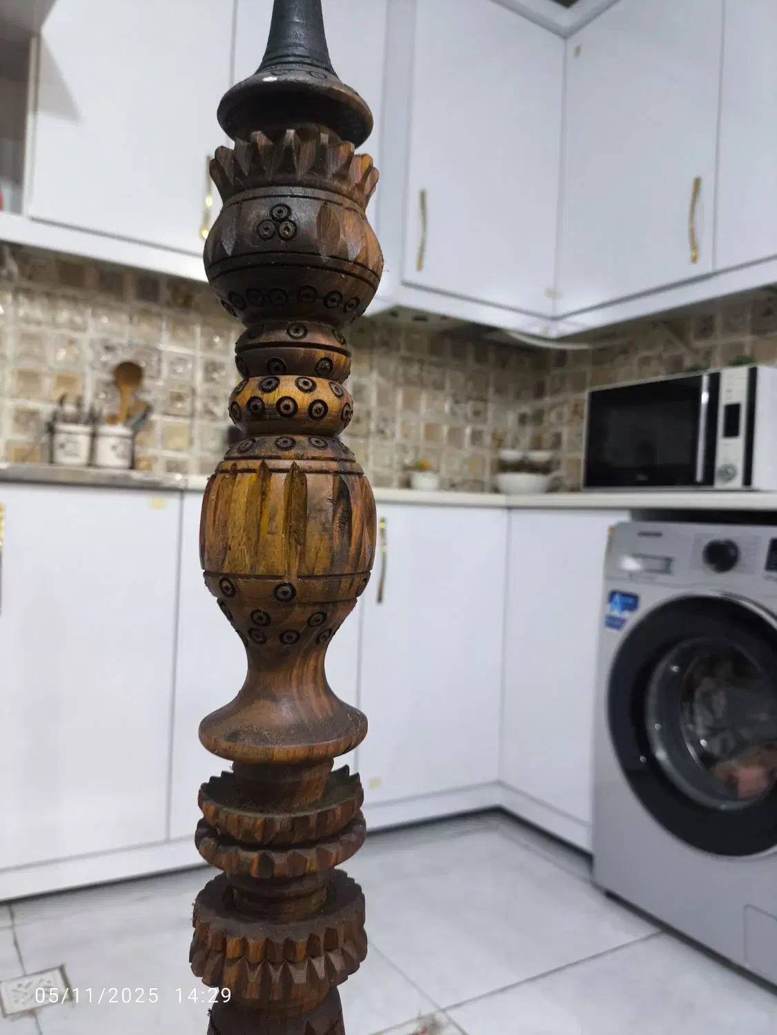 قلیون چوب گردو|صنایع دستی و سایر لوازم تزئینی|مشهد, انصار|دیوار