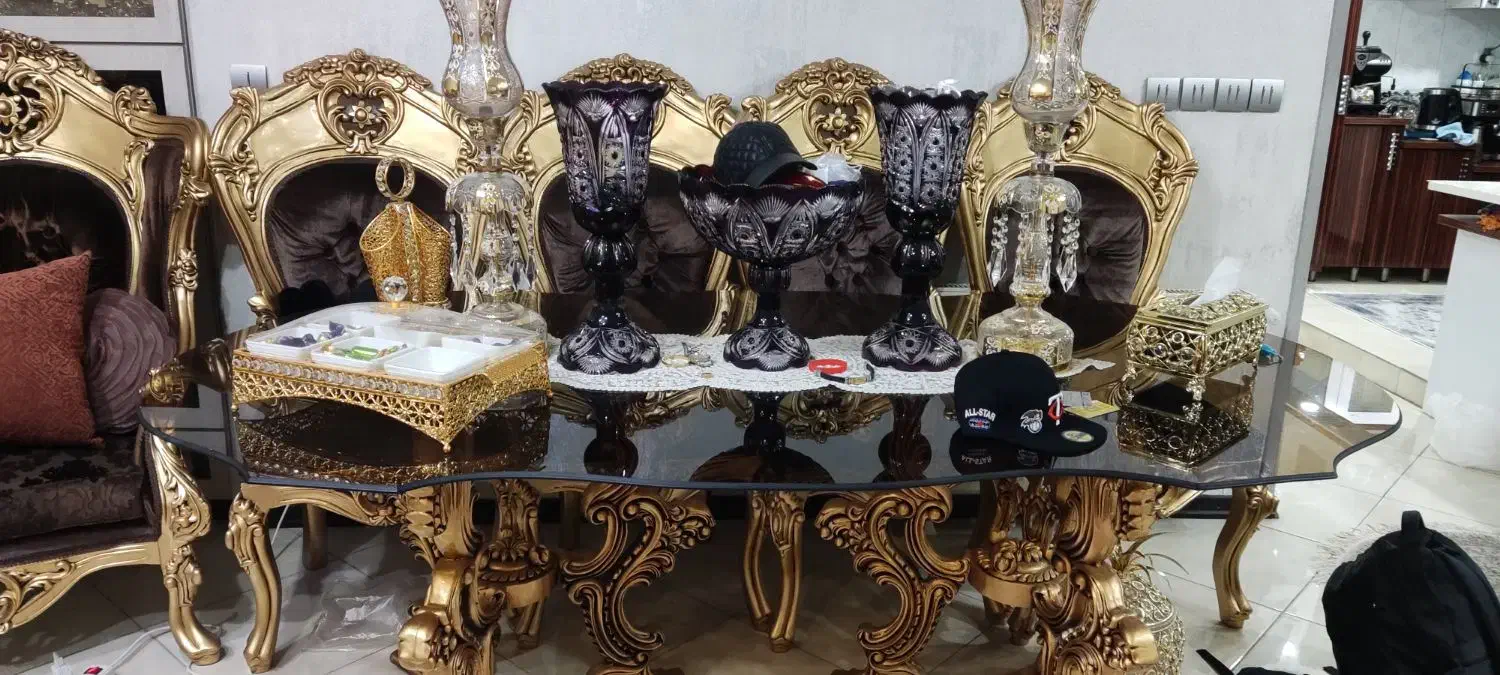 ست۹نفره ی مبل سلطنتی|مبلمان خانگی و میز عسلی|فردیس, فردیس|دیوار