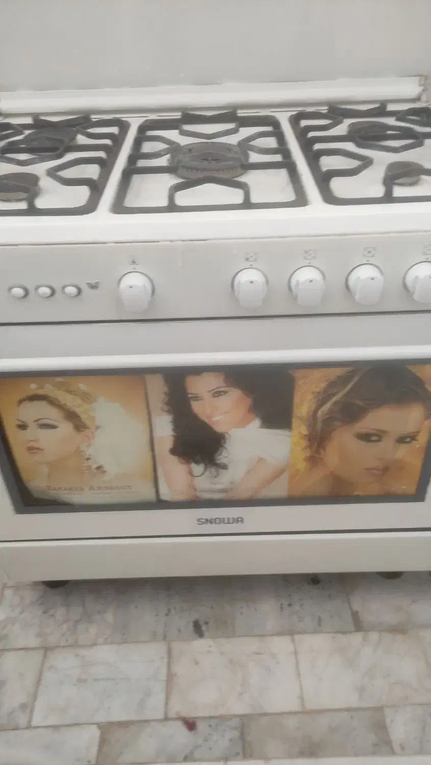 گاز پنج شعله فر دار اسنوا مدل رومینا|اجاق گاز و لوازم برقی پخت‌وپز|شاهین‌شهر, فدک|دیوار
