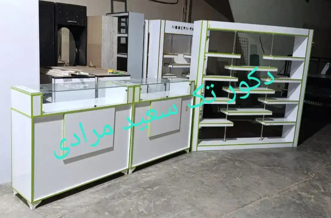 قفسه رگال پیشخوان ویترین دکور|فروشگاه و مغازه|رباطکریم, رباطکریم|دیوار