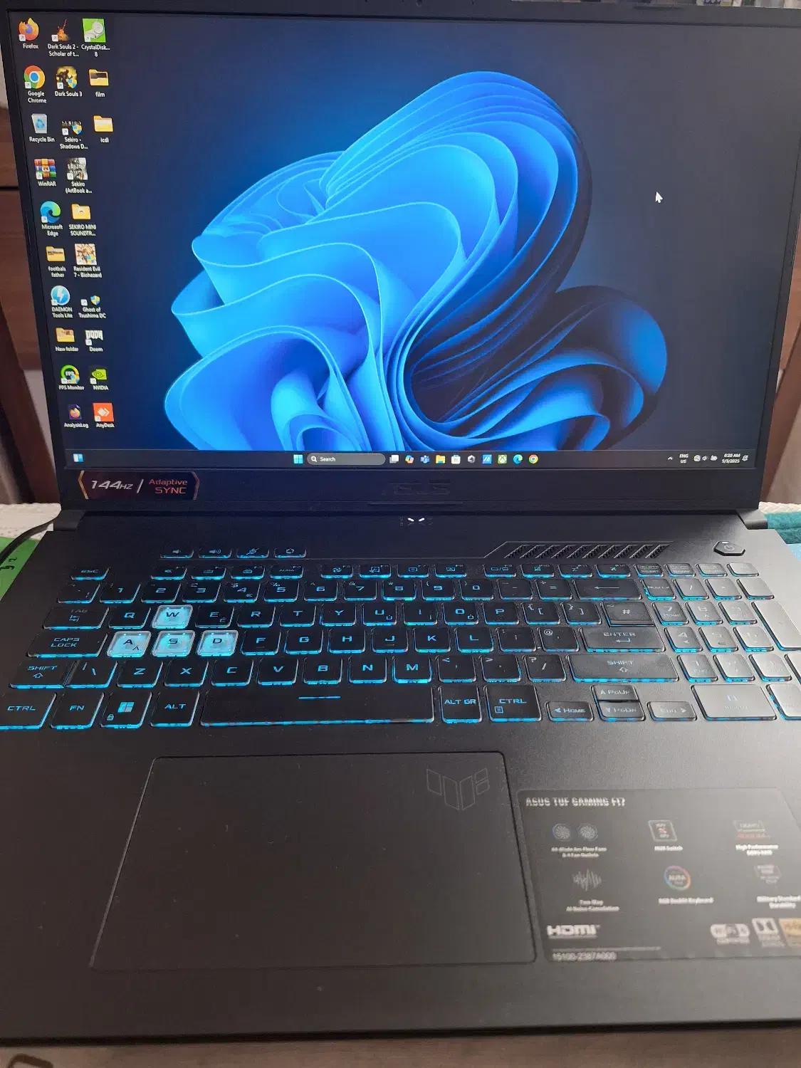 لپ تاپ گیمینگ asus tuf fx 707 zc|رایانه همراه|تهران, اکباتان|دیوار