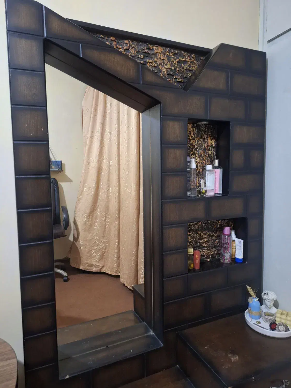 آینه دراور|جاکفشی، کمد، دراور|مشهد, سمزقند|دیوار