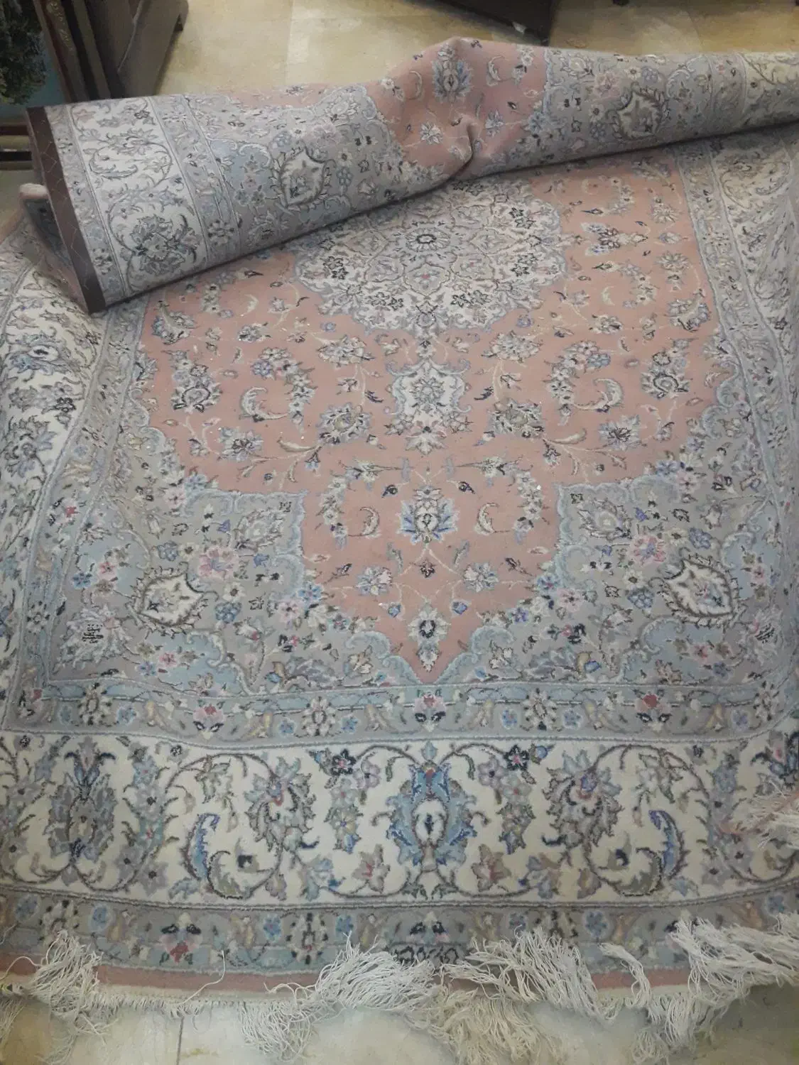 یک جفت فرش ۶ متری کاشان دستباف|فرش|کرج, کوی زنبق|دیوار