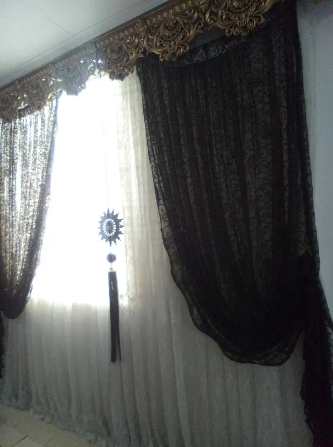 پرده باشال مدال|پرده، رانر، رومیزی|ایذه, |دیوار