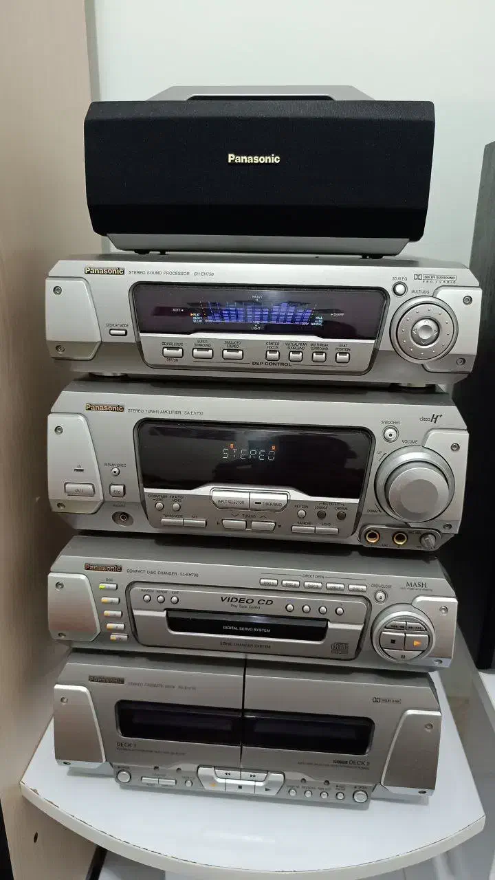 ست ناب و بکر و کلکسیونی پاناسونیک اصل ژاپن|سیستم صوتی خانگی|شاهینشهر, عطار|دیوار