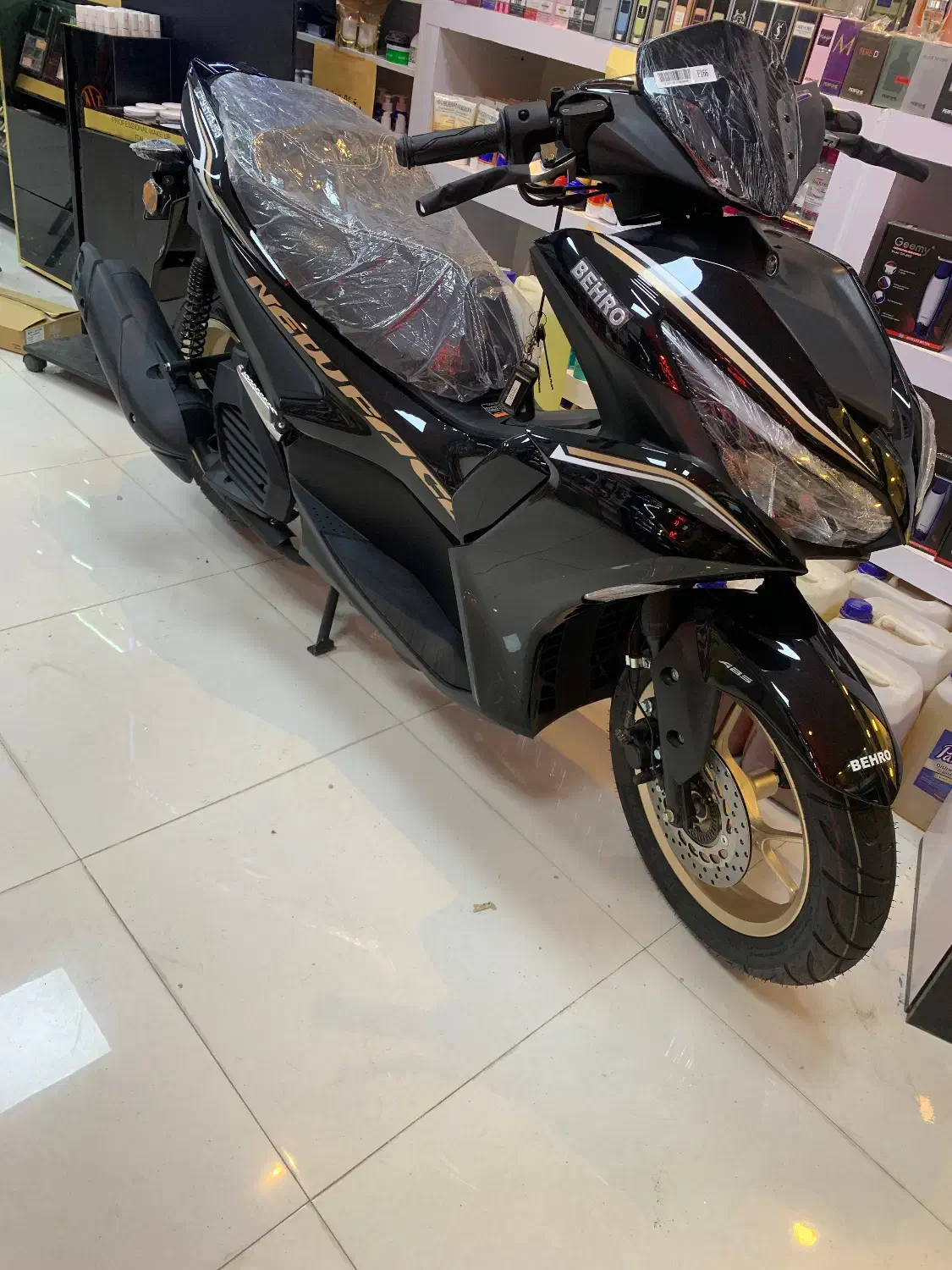 موتور طرح آیروکس هواخنک نیو فیس ۱۵۵|موتورسیکلت|کاشان, رسالت|دیوار