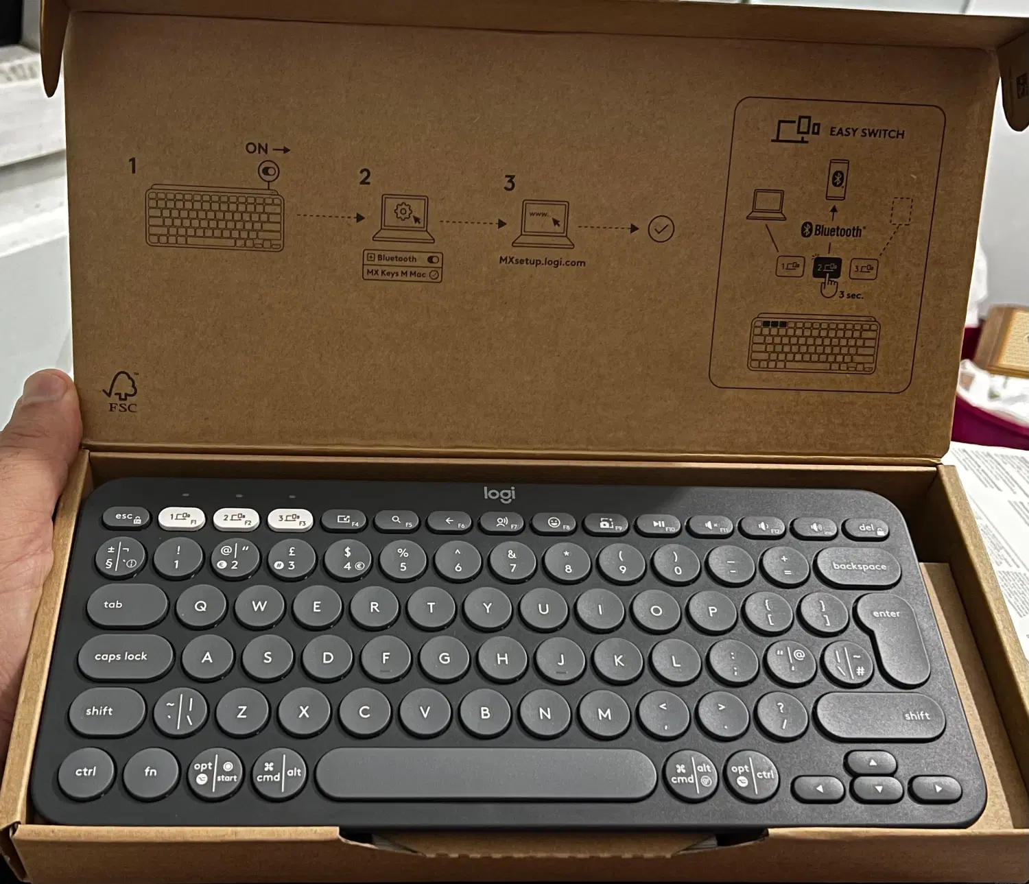 Logitech Pebble Keys 2 K380s (grafit)|قطعات و لوازم جانبی رایانه|تهران, جنتآباد شمالی|دیوار