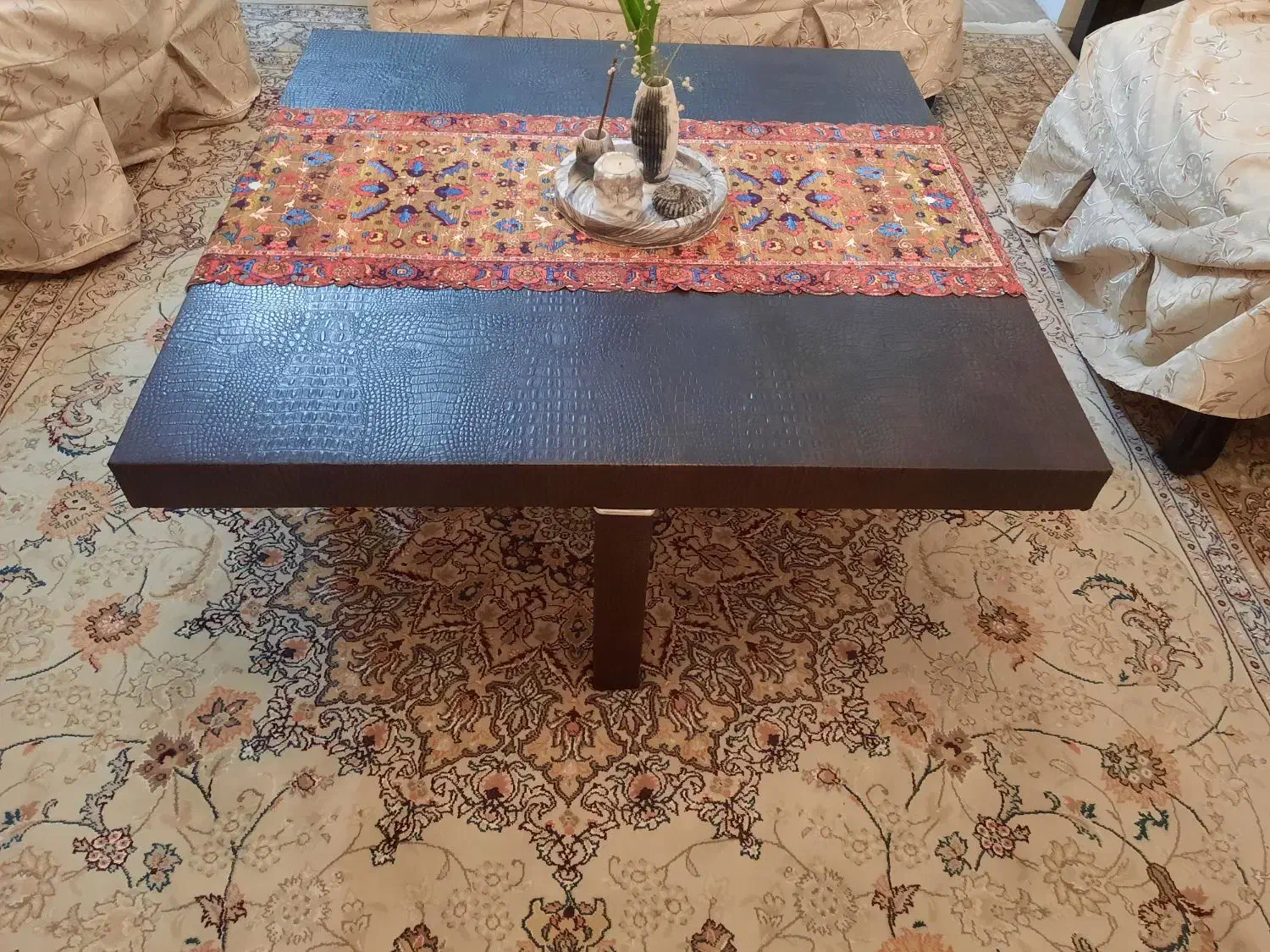 میزوسط مبل و آباژور قدی|مبلمان خانگی و میز عسلی|شیراز, احمدی جنوبی|دیوار