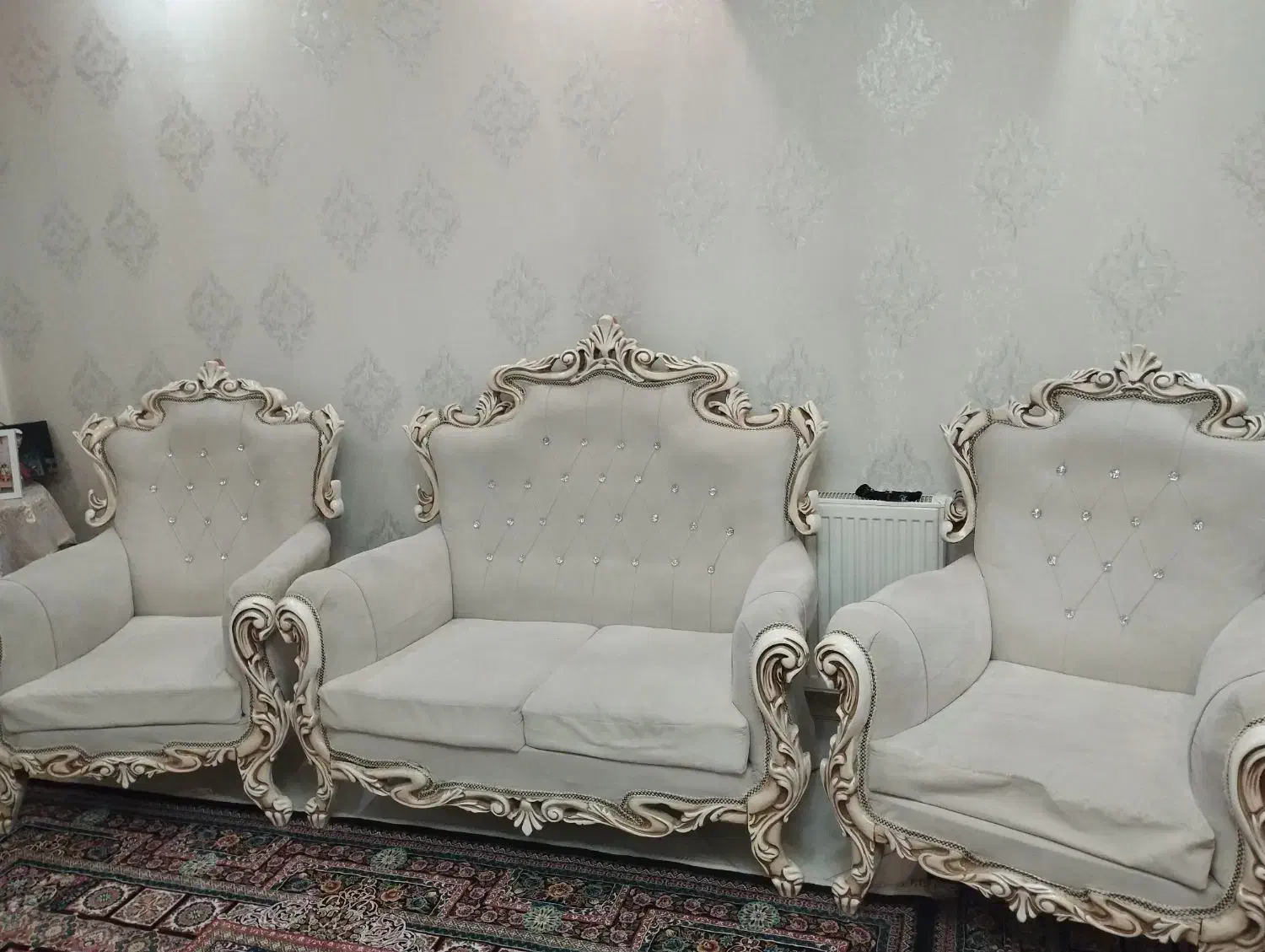 مبل ۷ نفره|مبلمان خانگی و میز عسلی|ری, شهادت|دیوار