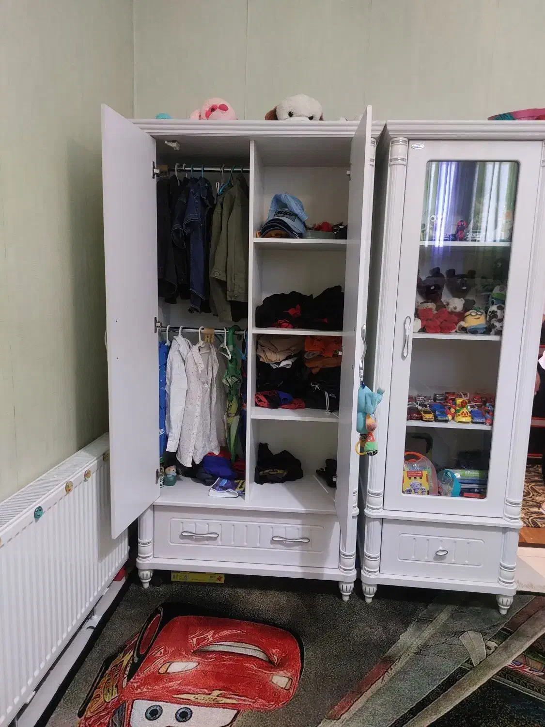 سرویس کامل تخت و کمد نوجوان|تخت و سرویس خواب|فردیس, قریشی|دیوار