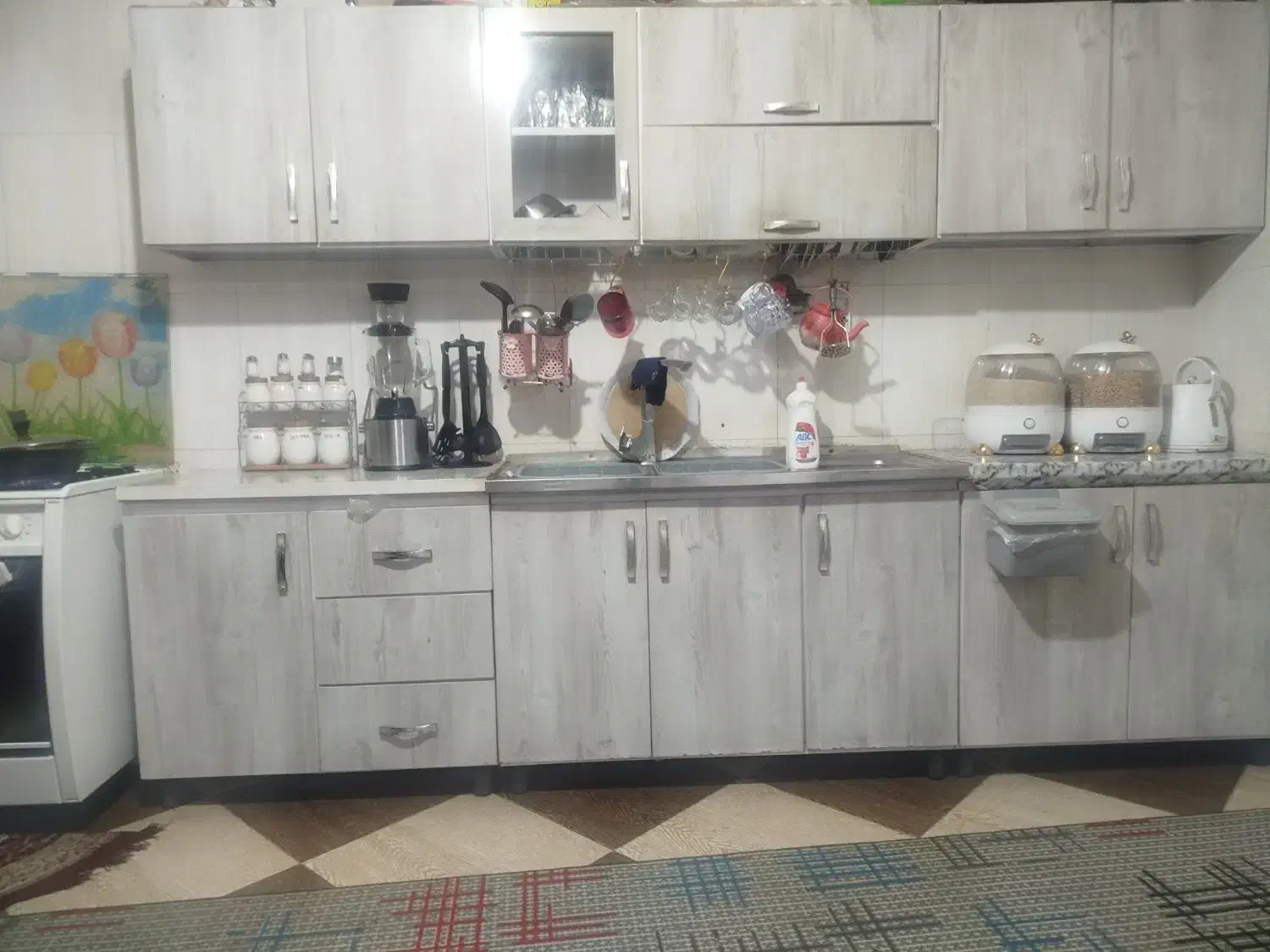 کابینت|آب‌چکان و نظم‌دهنده ظروف|جیرفت, |دیوار