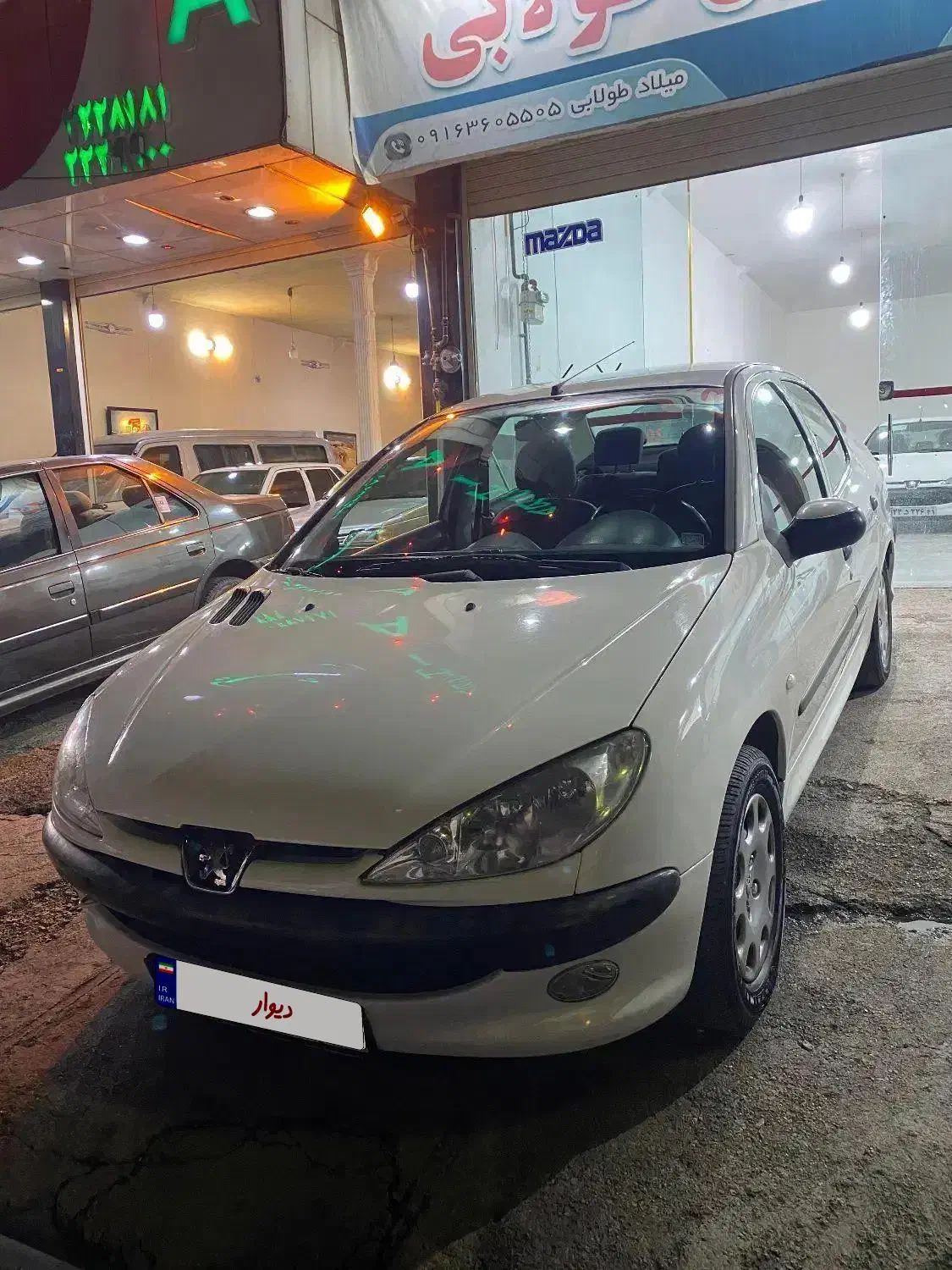 206 صندوقدار اتومات ۸۸ سالم|خودرو سواری و وانت|خرم‌آباد, |دیوار