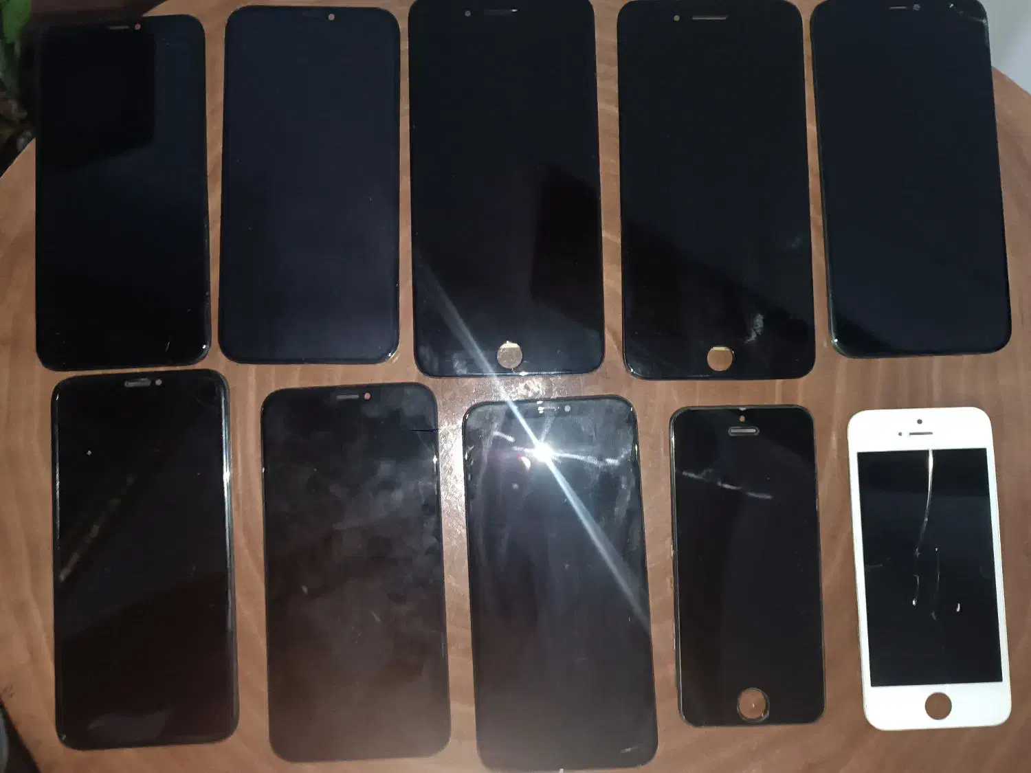 LCD آیفون خراب برای گلس‌چنج یا قطعه مدل‌ X تا 1|عمده‌فروشی|تالش, هشتپر|دیوار