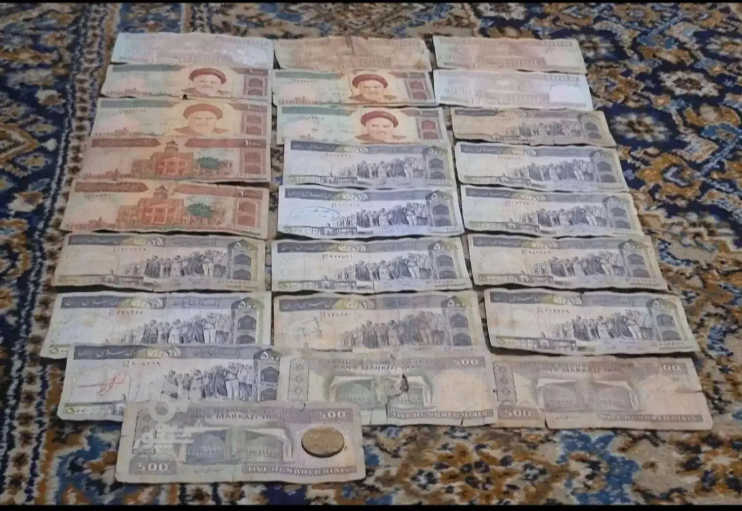 اسکناس های قدیمی ۵۰ تومنی و ۱۰۰ تومنی|کلکسیون سکه، تمبر، اسکناس|قائمشهر, |دیوار