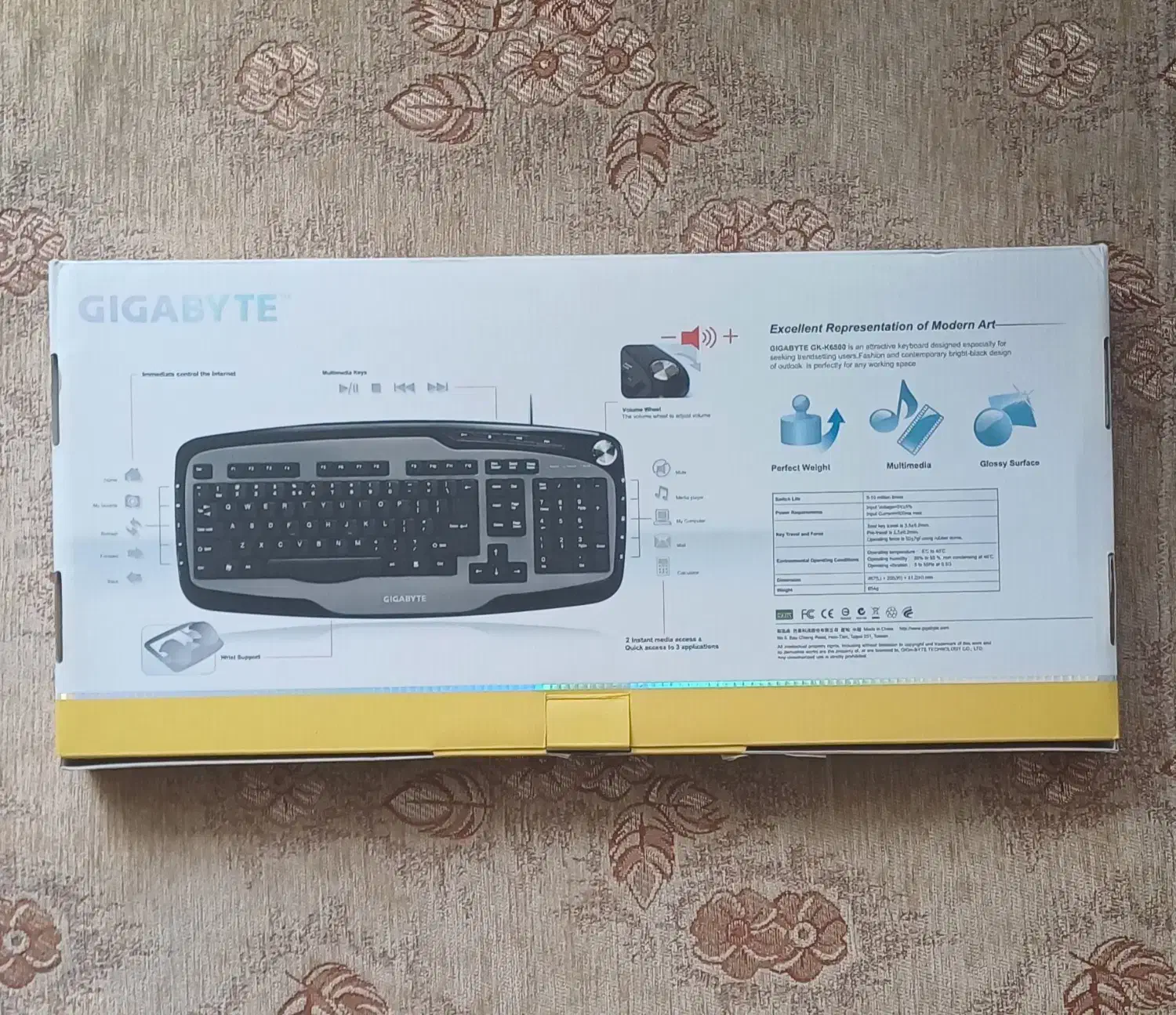 کیبورد گیگابایت|قطعات و لوازم جانبی رایانه|اصفهان, شاهد|دیوار