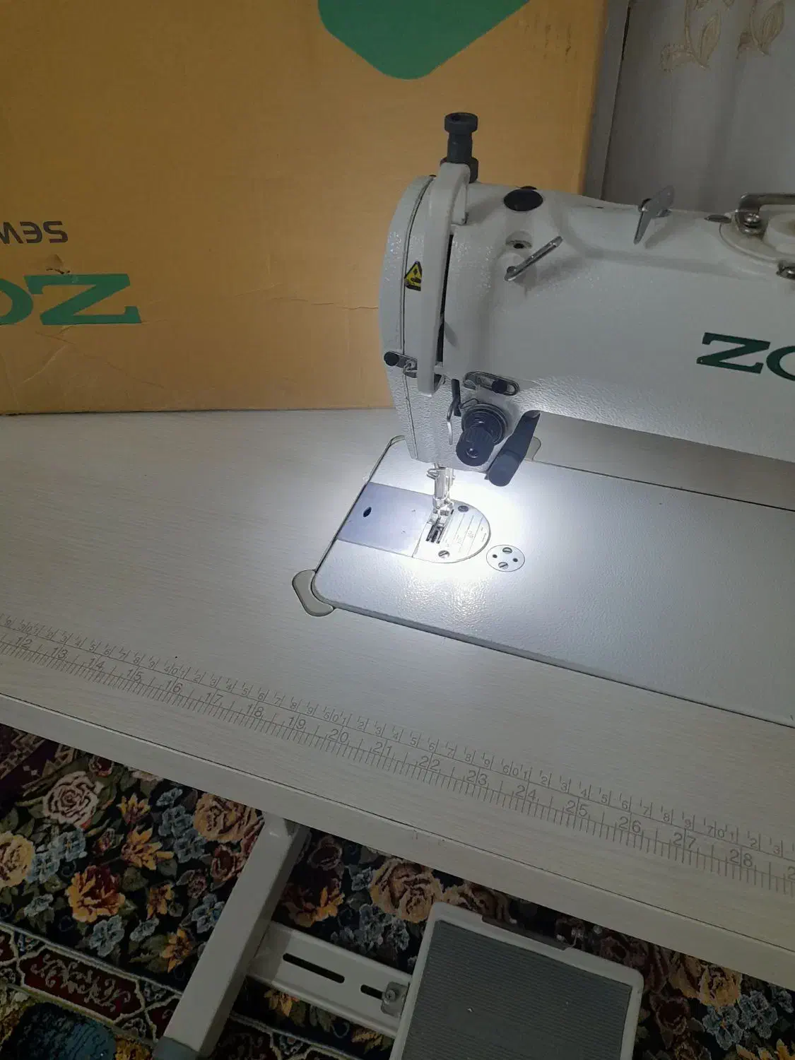 چرخ خیاطی صنعتی زوجی دینام سرخود نوی نو|چرخ خیاطی و ریسندگی|مشهد, پنجتن|دیوار