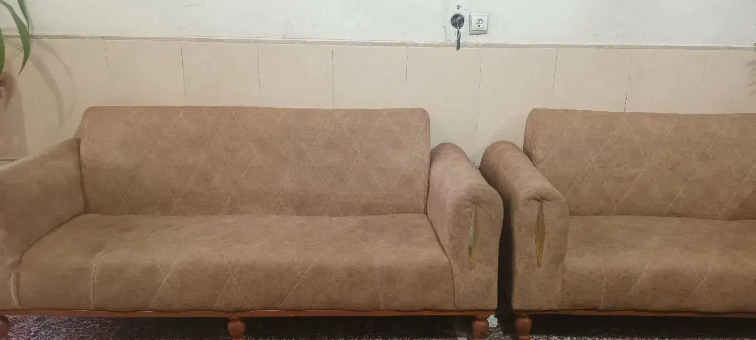 یه دست مبل هفت نفره در حد نو|مبلمان خانگی و میز عسلی|رفسنجان, |دیوار