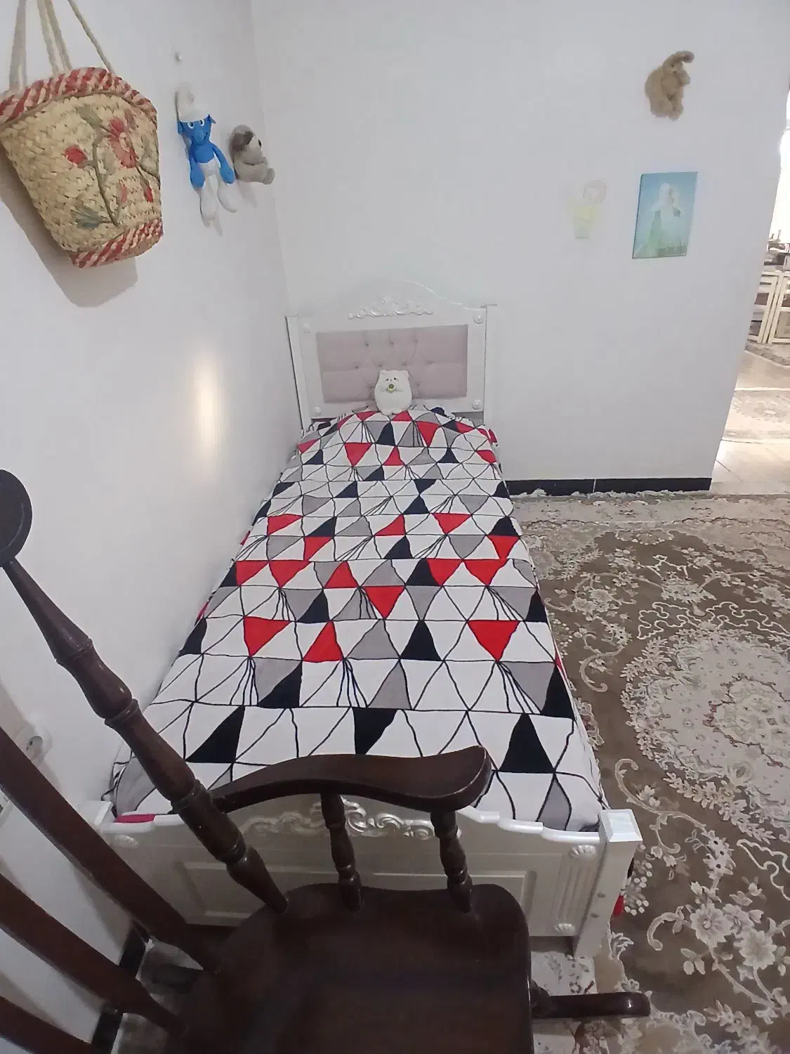 تخت ۱نفره نو|تخت و سرویس خواب|پاکدشت, پاکدشت (مامازند)|دیوار