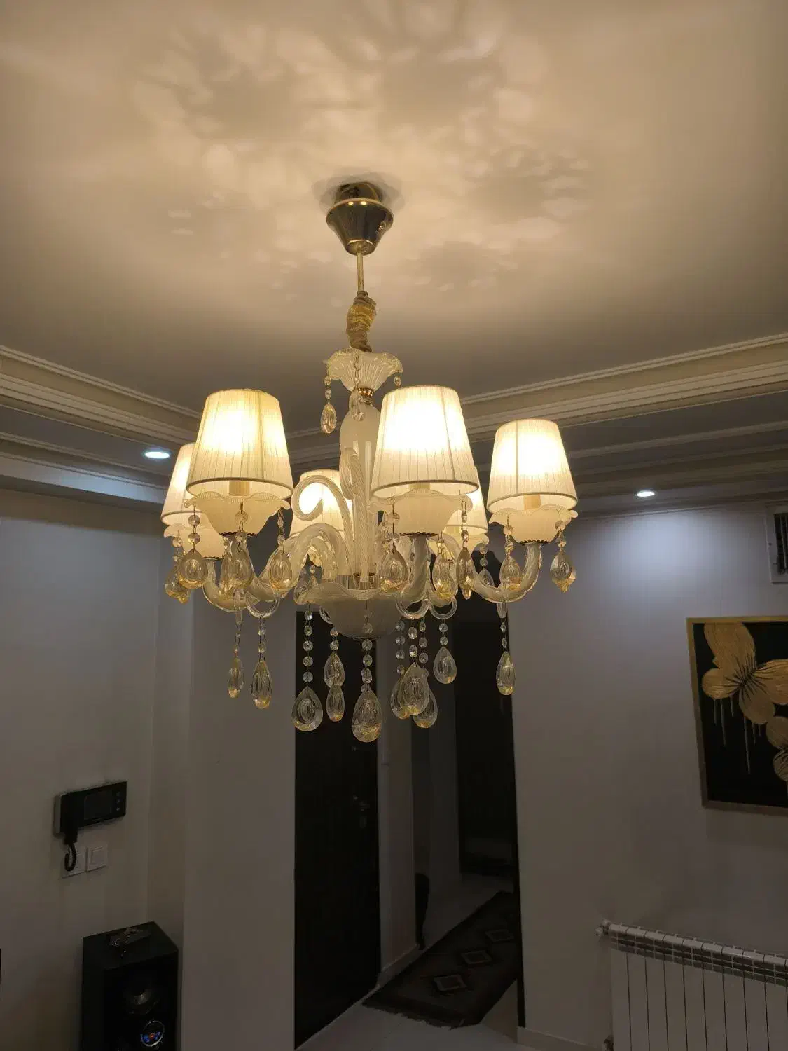 لوستر۶ شاخه|لوستر و چراغ آویز|تهران, ارامنه|دیوار