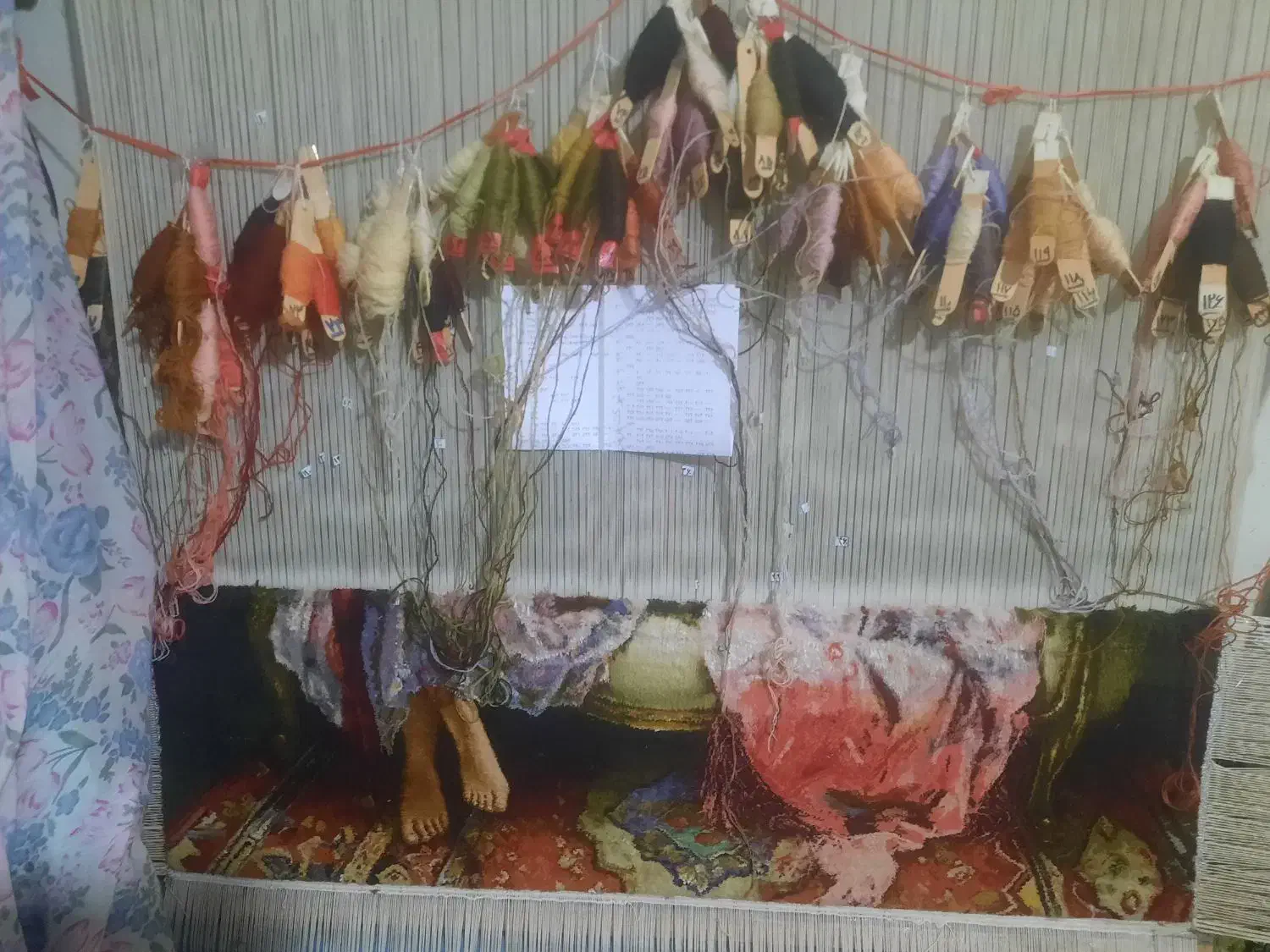 تابلو فرش نیمه کاره کامپیوتری|تابلو فرش|تهران, جوادیه تهرانپارس|دیوار