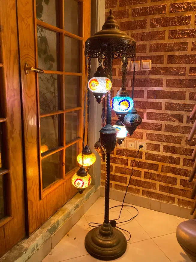 آباژور چراغ تزیینی لوستر|چراغ خواب و آباژور|رشت, شالکو|دیوار