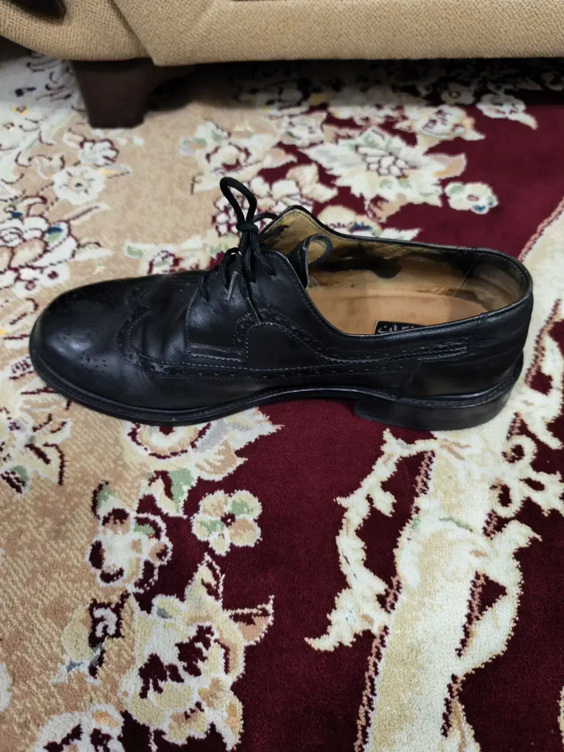 کفش چرمی مردانه دست دوز ۸ ترک سایز 43|کیف، کفش، کمربند|رشت, باهنر|دیوار