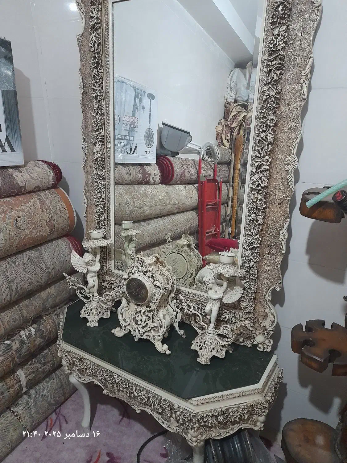 اینه کنسول سلطنتی|بوفه، ویترین، کنسول|گنبد کاووس, |دیوار