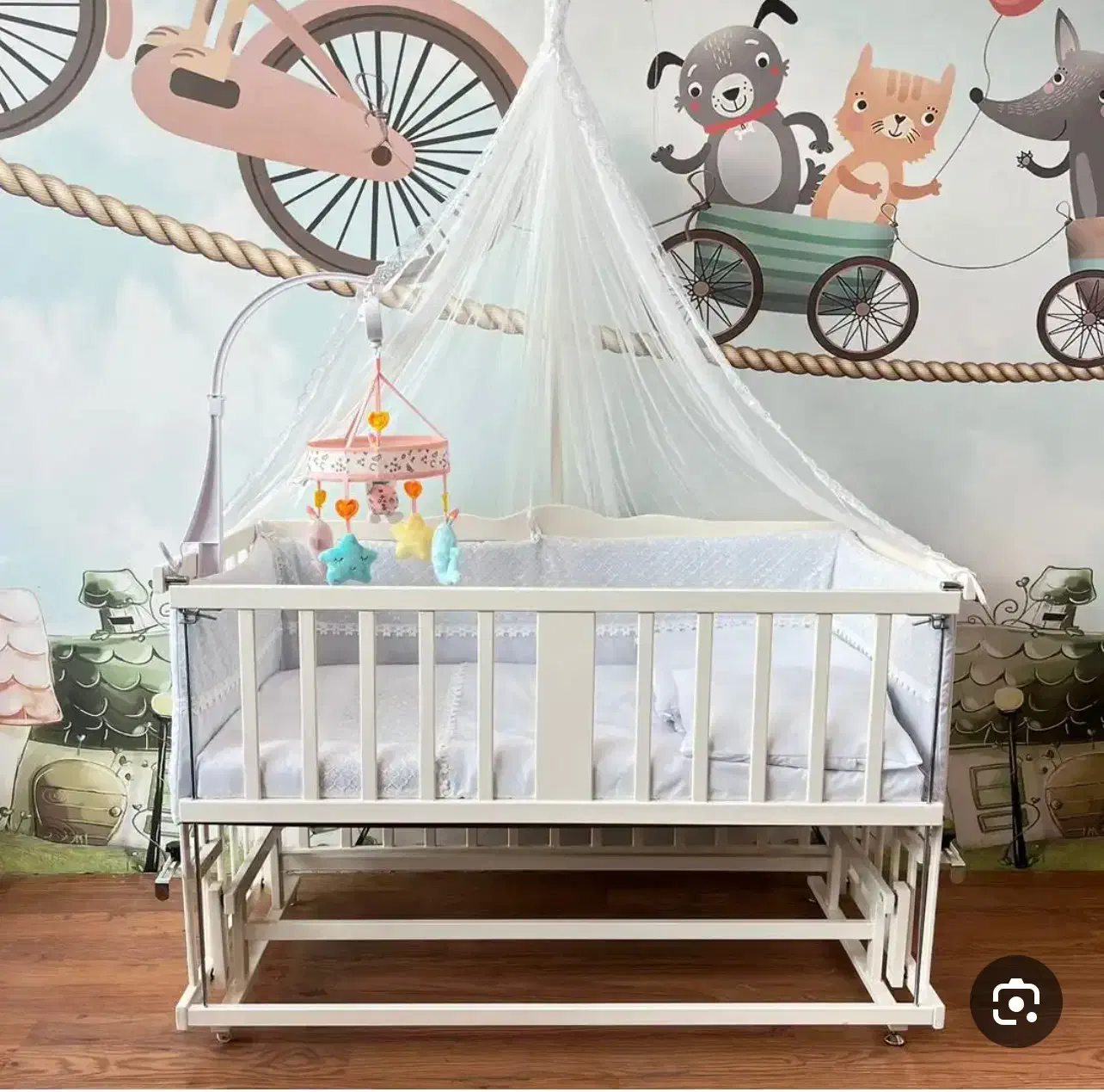 گهواره تخت کنار مادر|تخت و صندلی بچه|سنندج, |دیوار