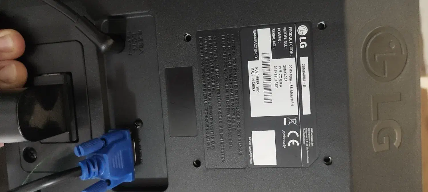 مانیتور ال جی 20 اینج|قطعات و لوازم جانبی رایانه|تهران, ائمه اطهار|دیوار