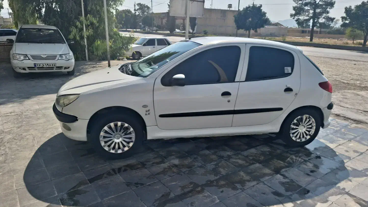 206 سفید مدل 87|خودرو سواری و وانت|نورآباد ممسنی, |دیوار