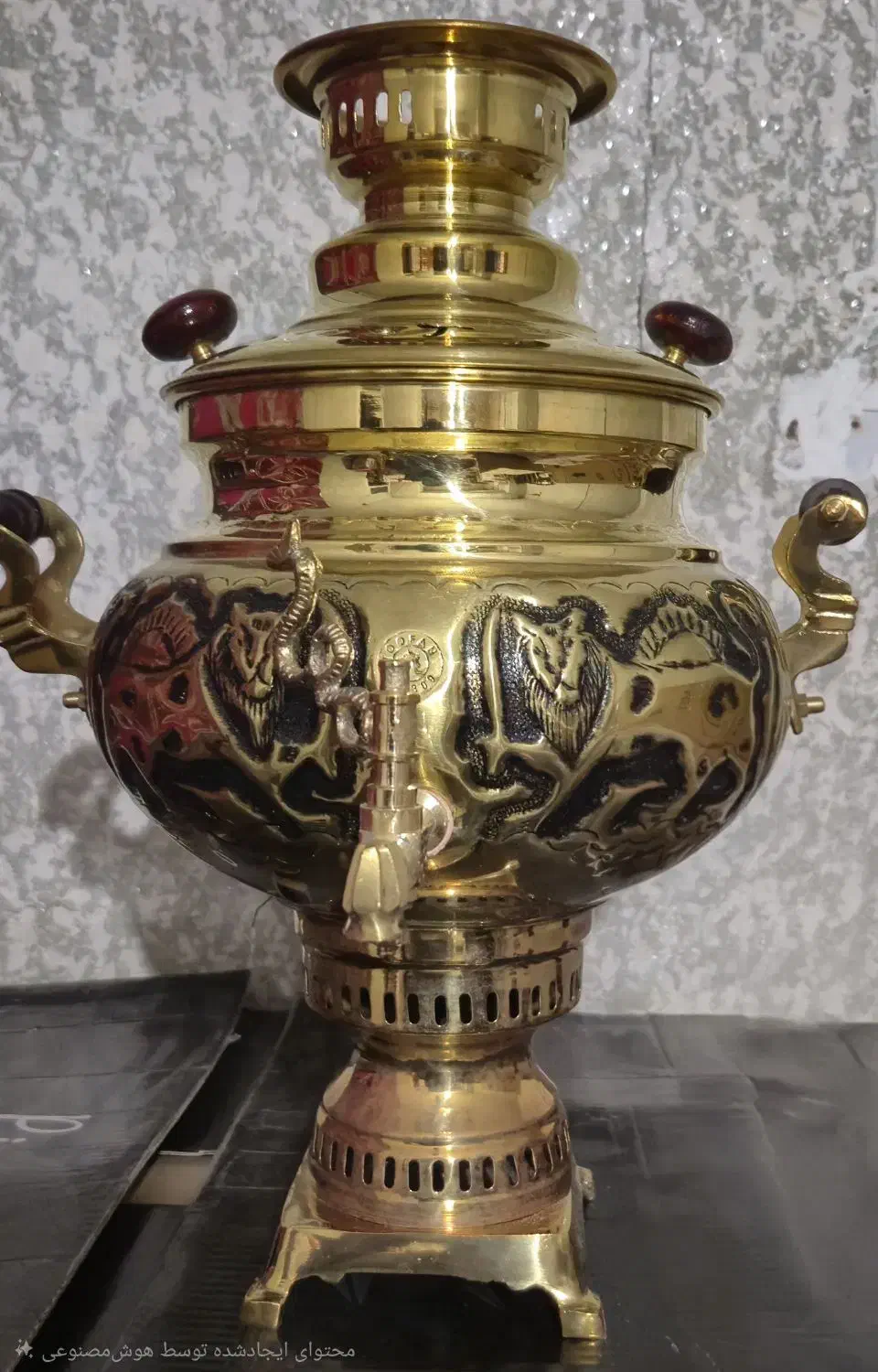 سماور ذغالی ۶لیتر|سماور، چای‌ساز، قهوه‌ساز|اصفهان, سرچشمه|دیوار