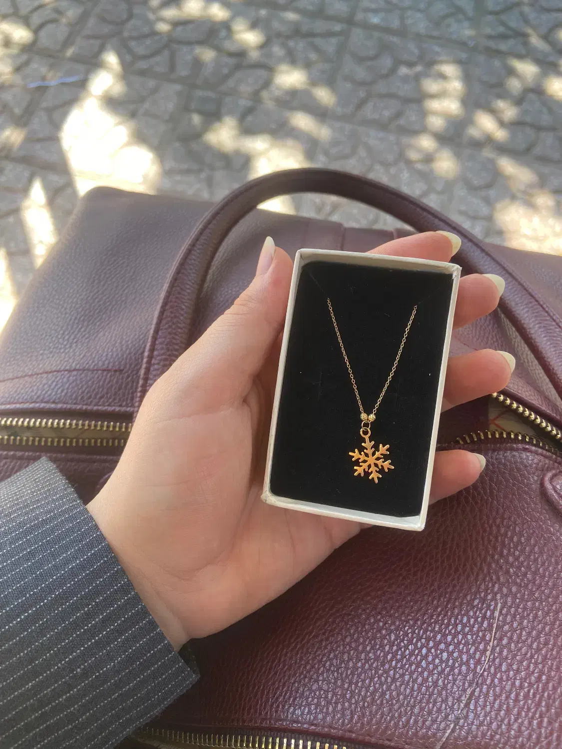 زنجیروپلاک برف هدیه مناسب شب یلدا|جواهرات|ایلام, |دیوار