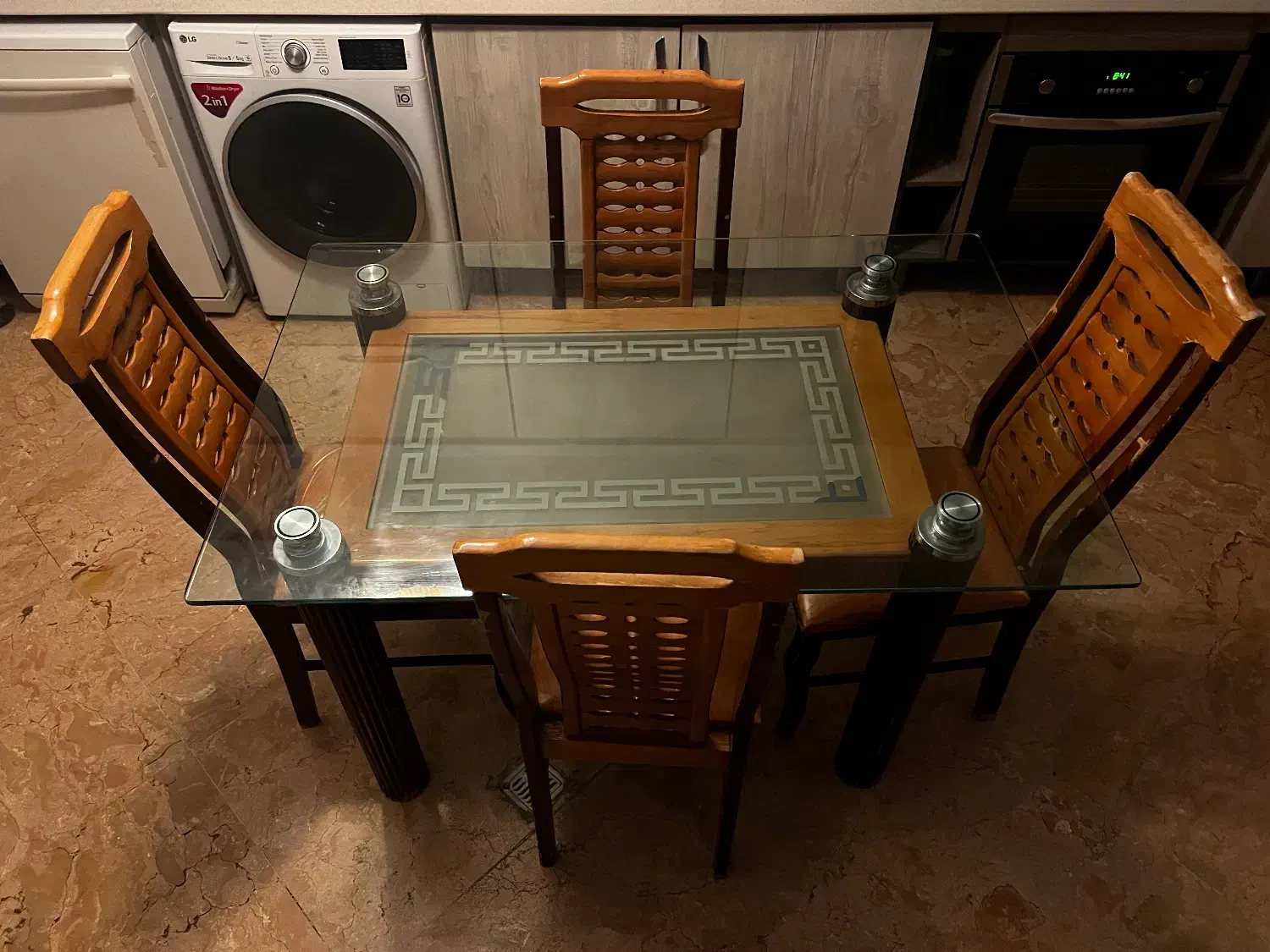 میز ناهار خوری ۴ نفره|میز و صندلی غذاخوری|قزوین, |دیوار