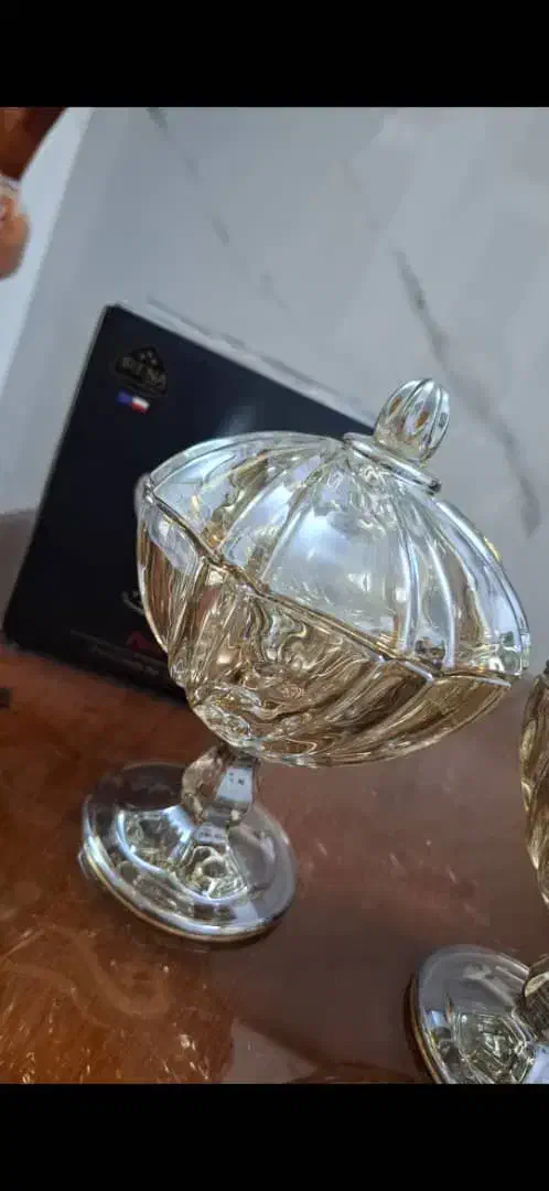 قندان کریستال خارجی|ظروف سرو و پذیرایی|قم, شهرک قدس|دیوار