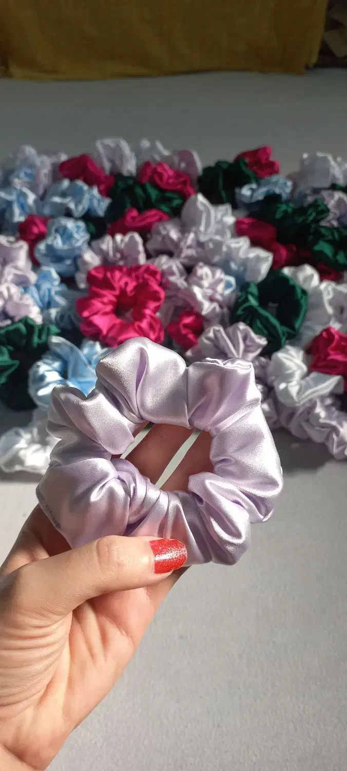 اسکرانچی ساتن ابریشم|زیورآلات و اکسسوری|رشت, حمیدیان|دیوار