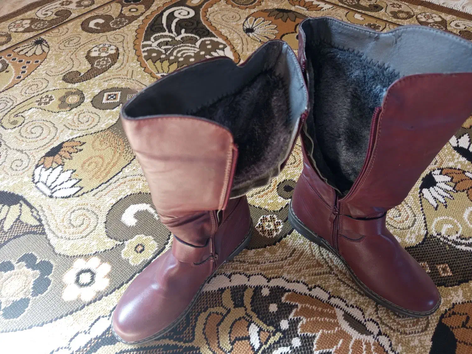 پوتین زنانه زیبا|کیف، کفش، کمربند|سرپل ذهاب, |دیوار