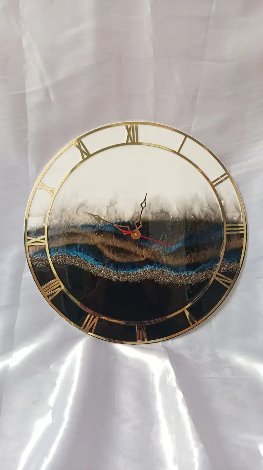 ساعت دیواری رزینی|ساعت دیواری و تزئینی|شیراز, شهرک مهدیآباد|دیوار