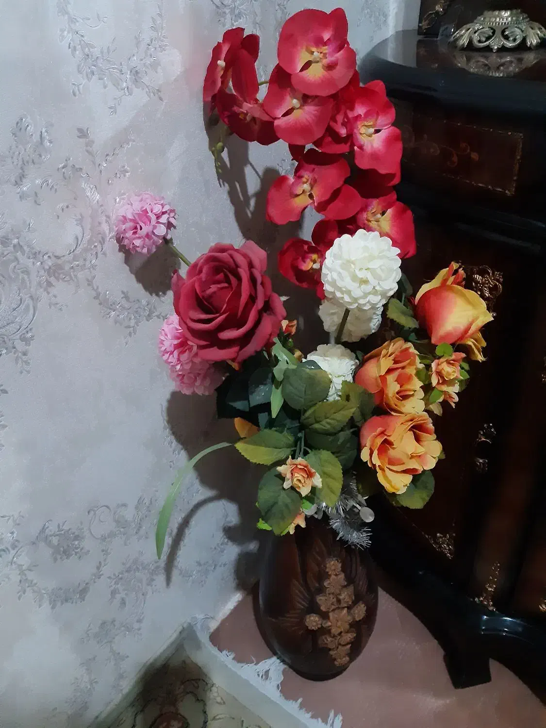 گلهای مصنوعی|گل مصنوعی|ارومیه, |دیوار