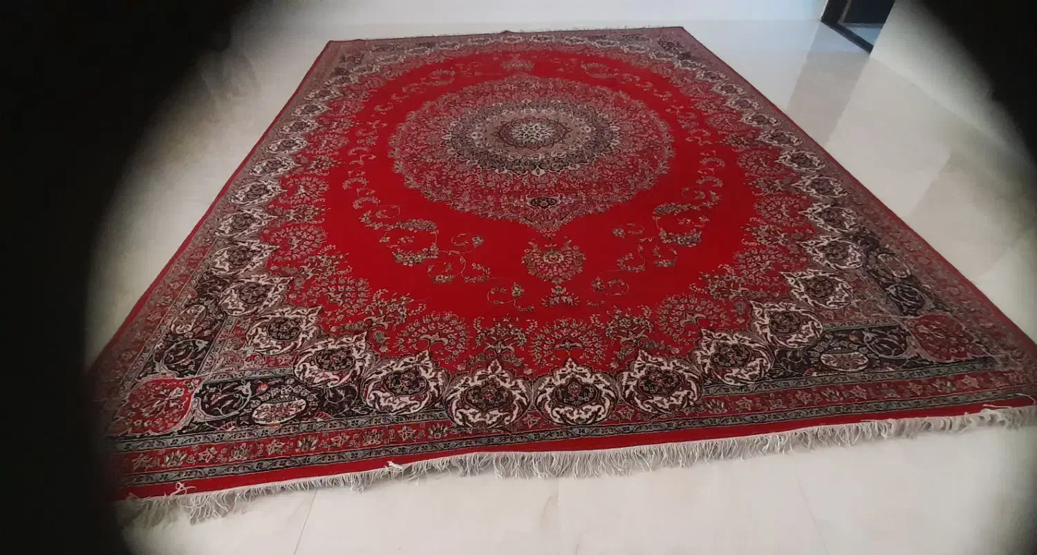 قالی و کلر آبی|فرش|کرمان, |دیوار