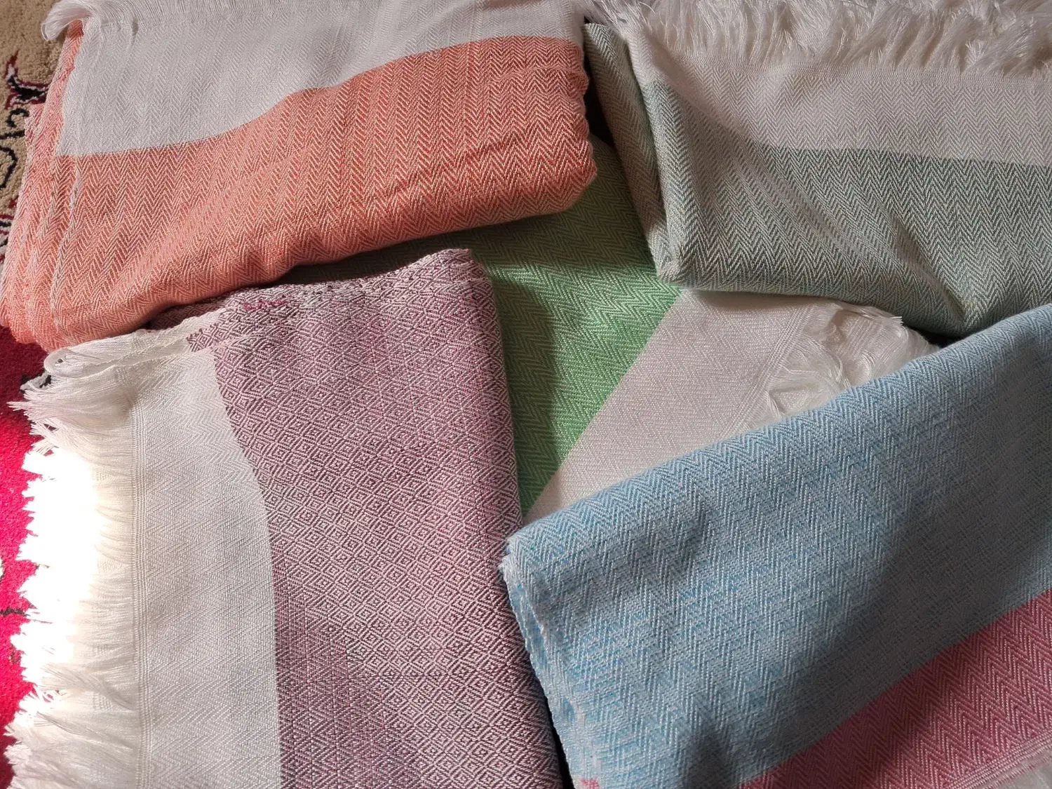 حوله دستباف|سفره، حوله، دستمال آشپزخانه|زاهدان, |دیوار