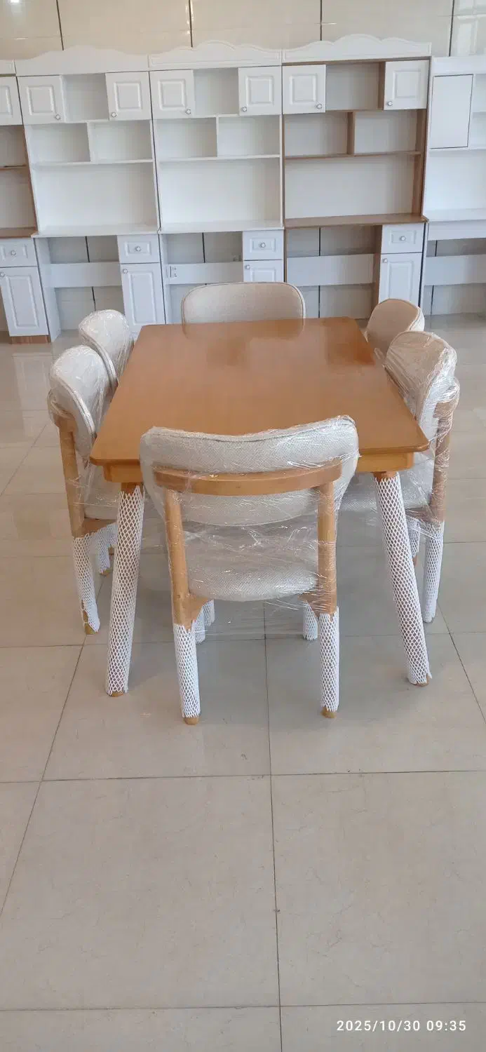 میز نهارخوری بامبو اقساط بدون بهره کد 077|میز و صندلی غذاخوری|زنجان, |دیوار